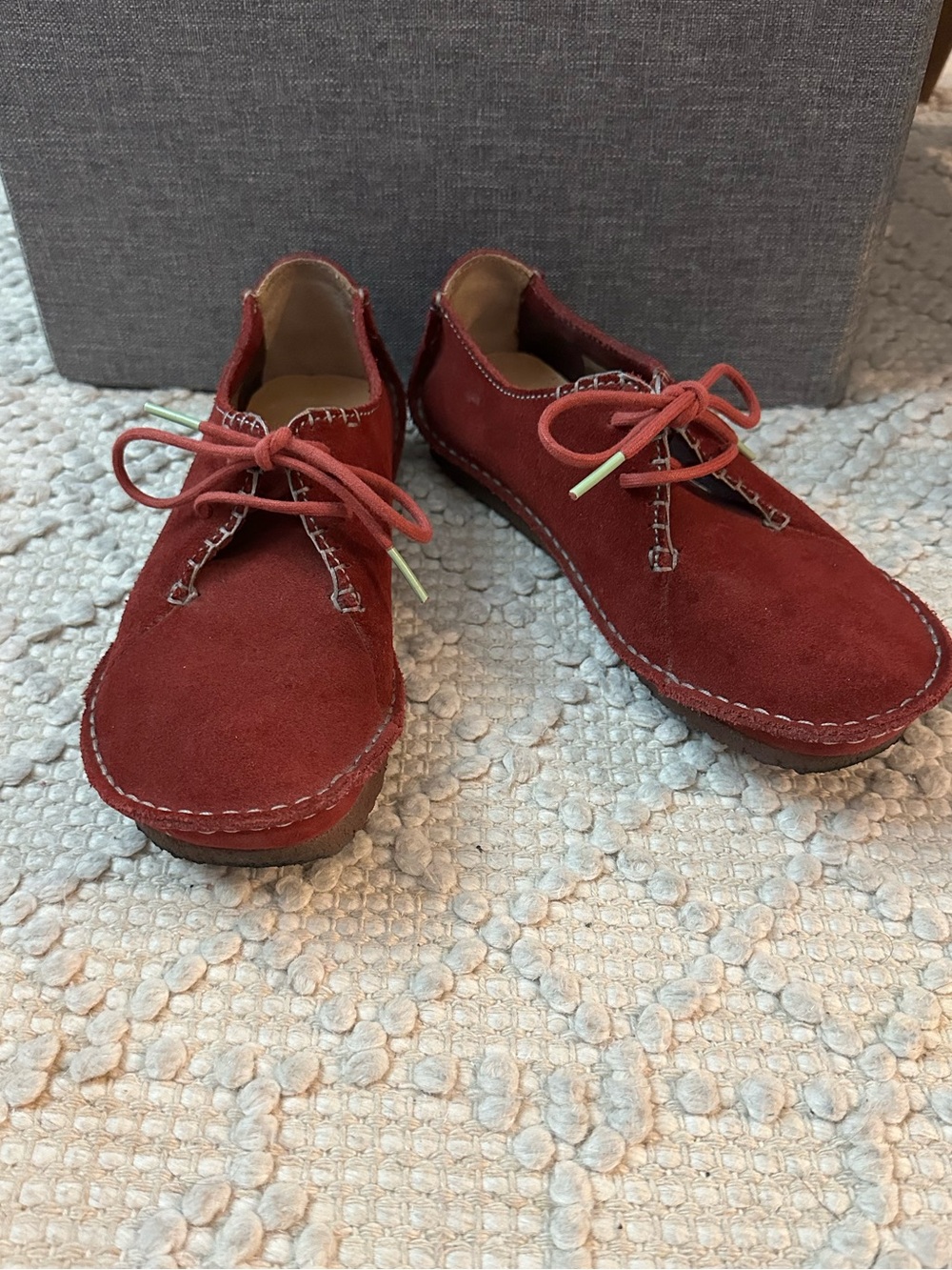 Clarks Originals Burgundy Suede Faraway Field